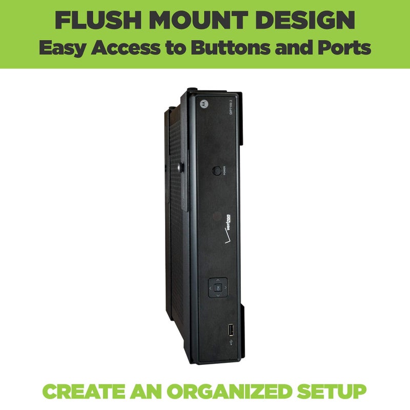 HIDEit Mounts Uni-M PS3 Slim Wall Mount - American Company - Keeps the Console Cool - Heavy Steel Cable Box Holder - Behind TV Satellite Receiver & DVD Mount - Image 5